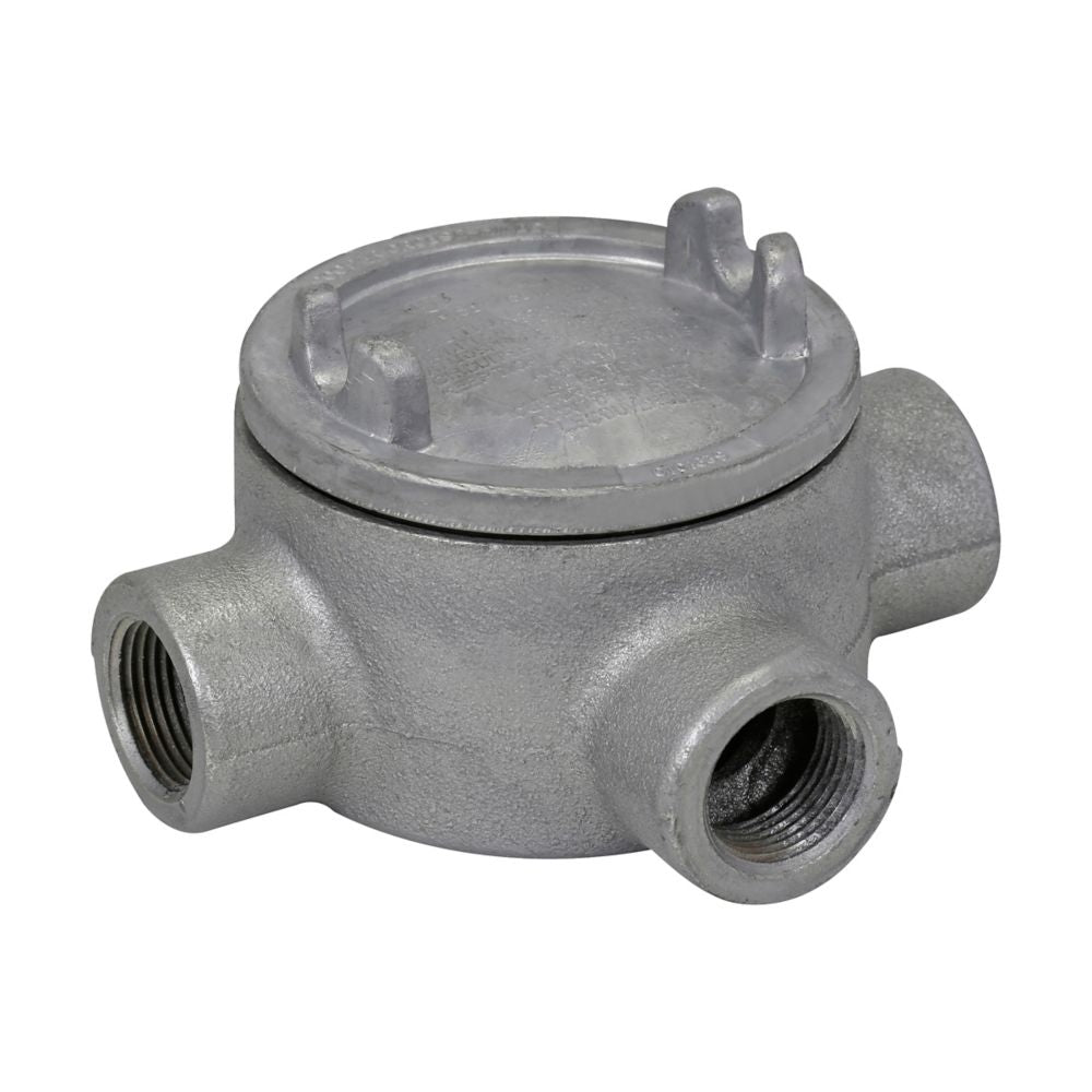 GUAX37 - Eaton Crouse-Hinds Series - 1" Condulet GUA Conduit Outlet Box with Cover