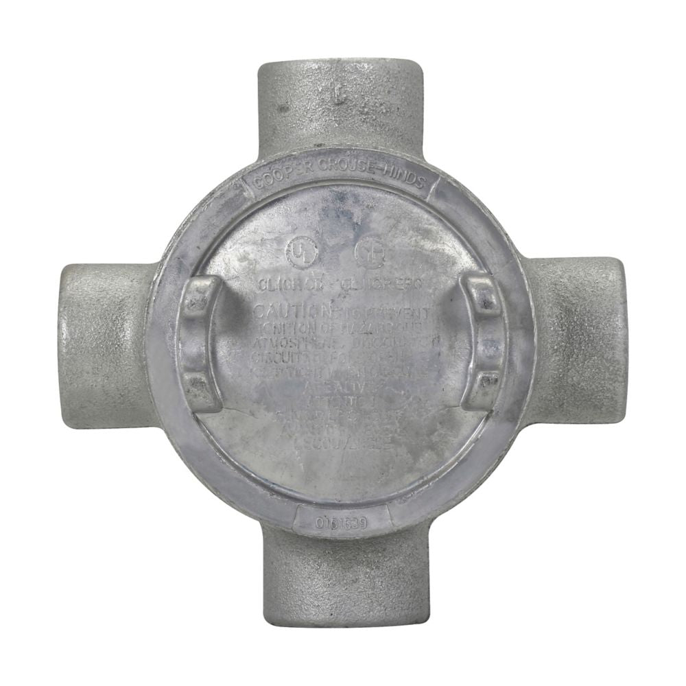 GUAX69 - Eaton Crouse-Hinds Series - 2" Condulet GUA Conduit Outlet Box with Cover
