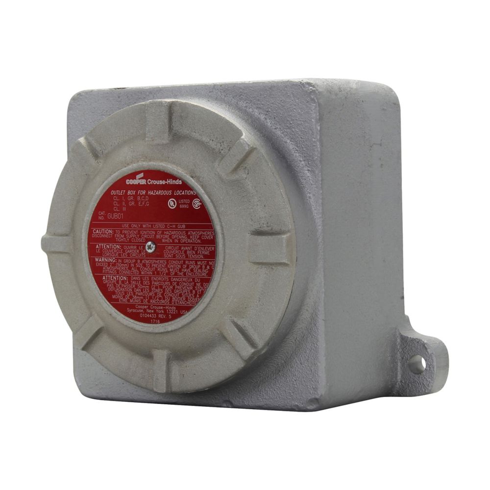 GUB02 - Eaton Crouse-Hinds Series - 7" GUB Junction Box