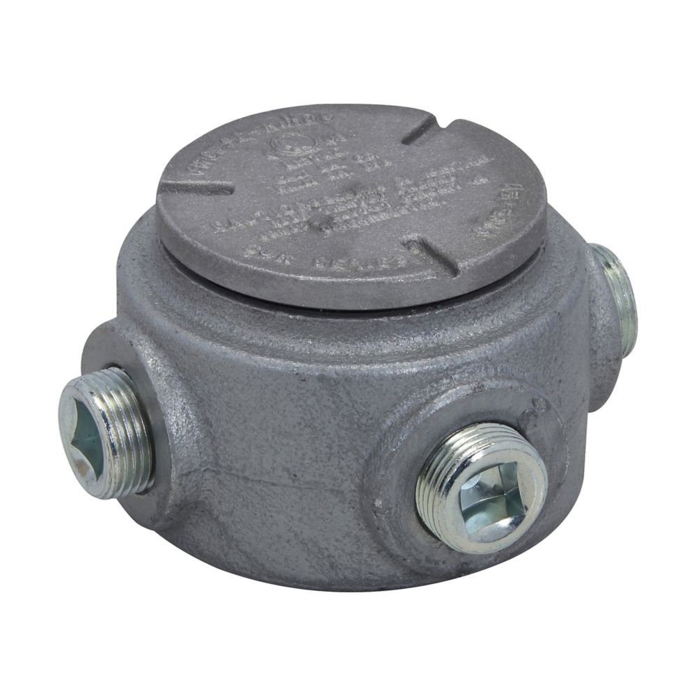 GUR2 - Eaton Crouse-Hinds Series - 3/4" Condulet GUR Conduit Outlet Box With Cover
