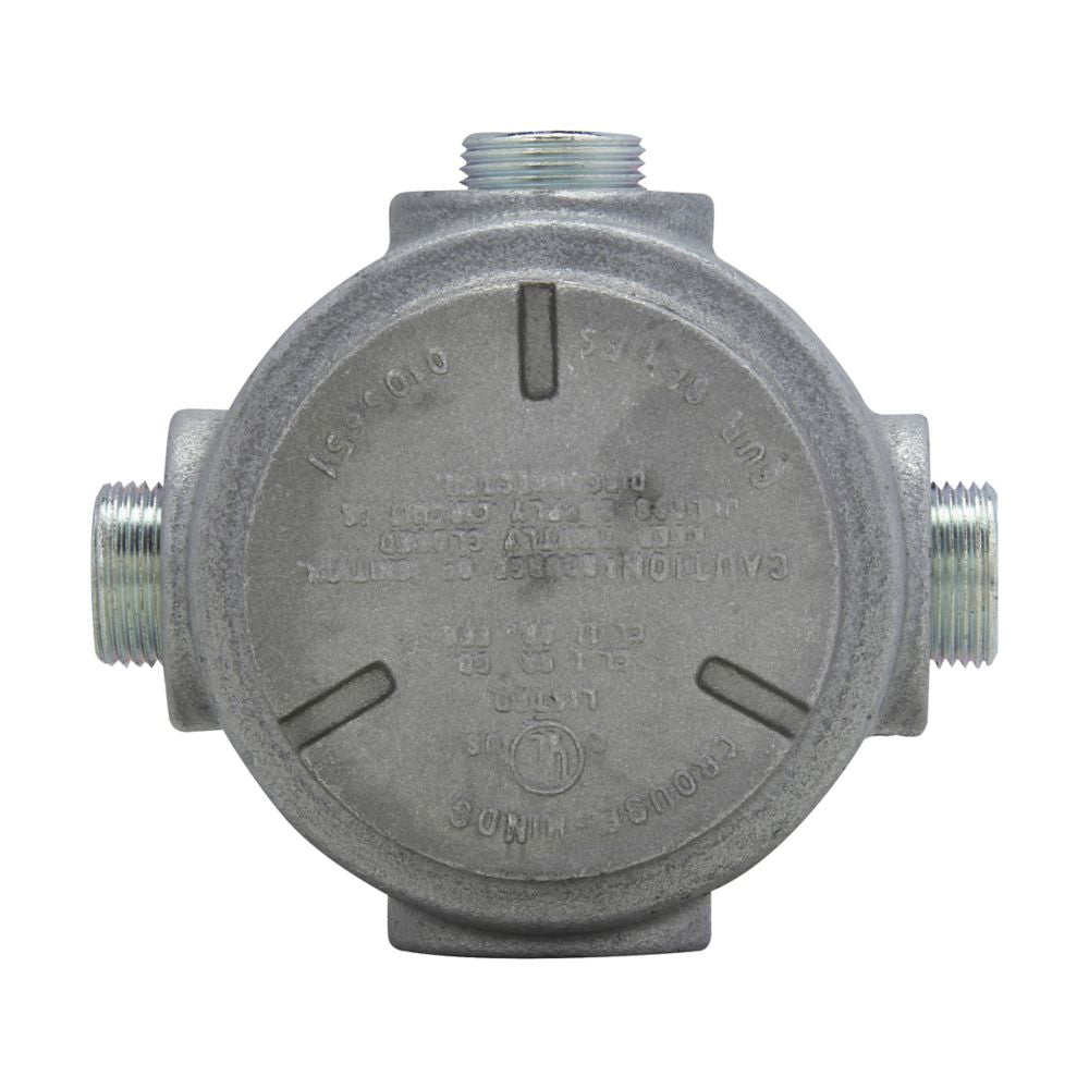 GUR1 - Eaton Crouse-Hinds Series - 1/2" Condulet GUR Conduit Outlet Box With Cover