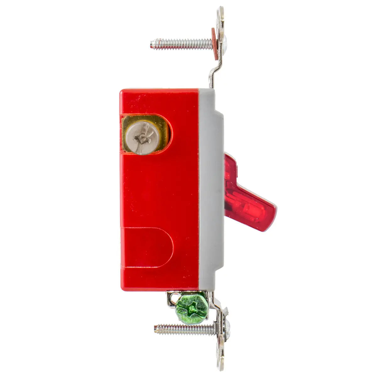 HBL1221PL - Hubbell Wiring Device-Kellems - 20A 120/277V AC Single-Pole Back and Side Wired Pilot Light Toggle Switch