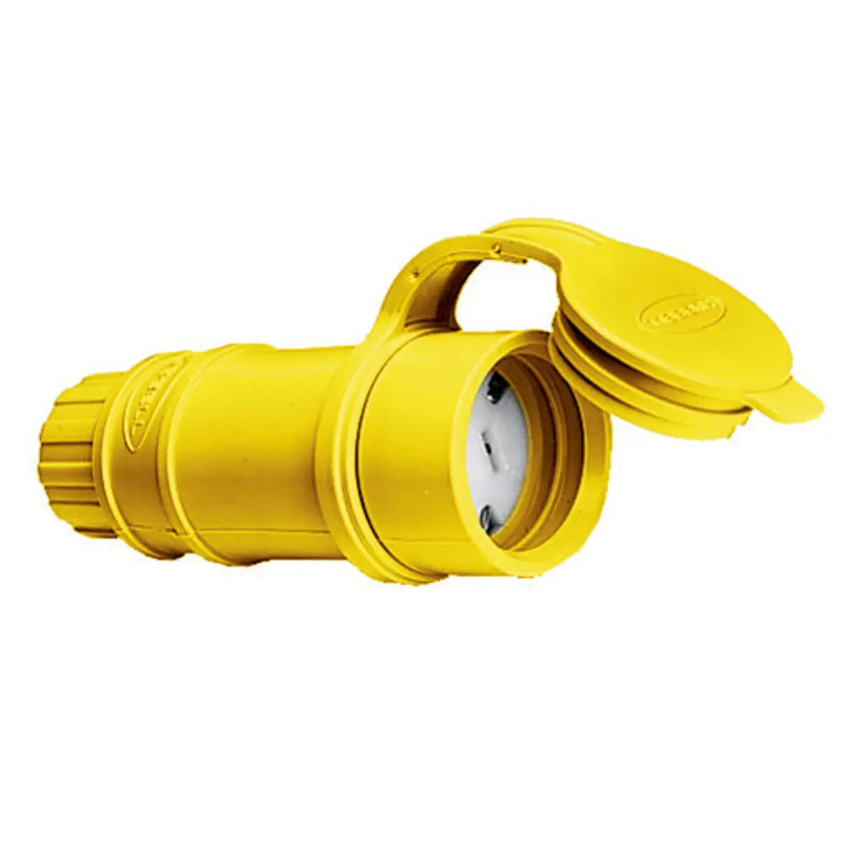 HBL15W47 - Hubbell Wiring Device-Kellems - 15A 125V Straight Blade Elasto-Grip Watertight Female Connector Body