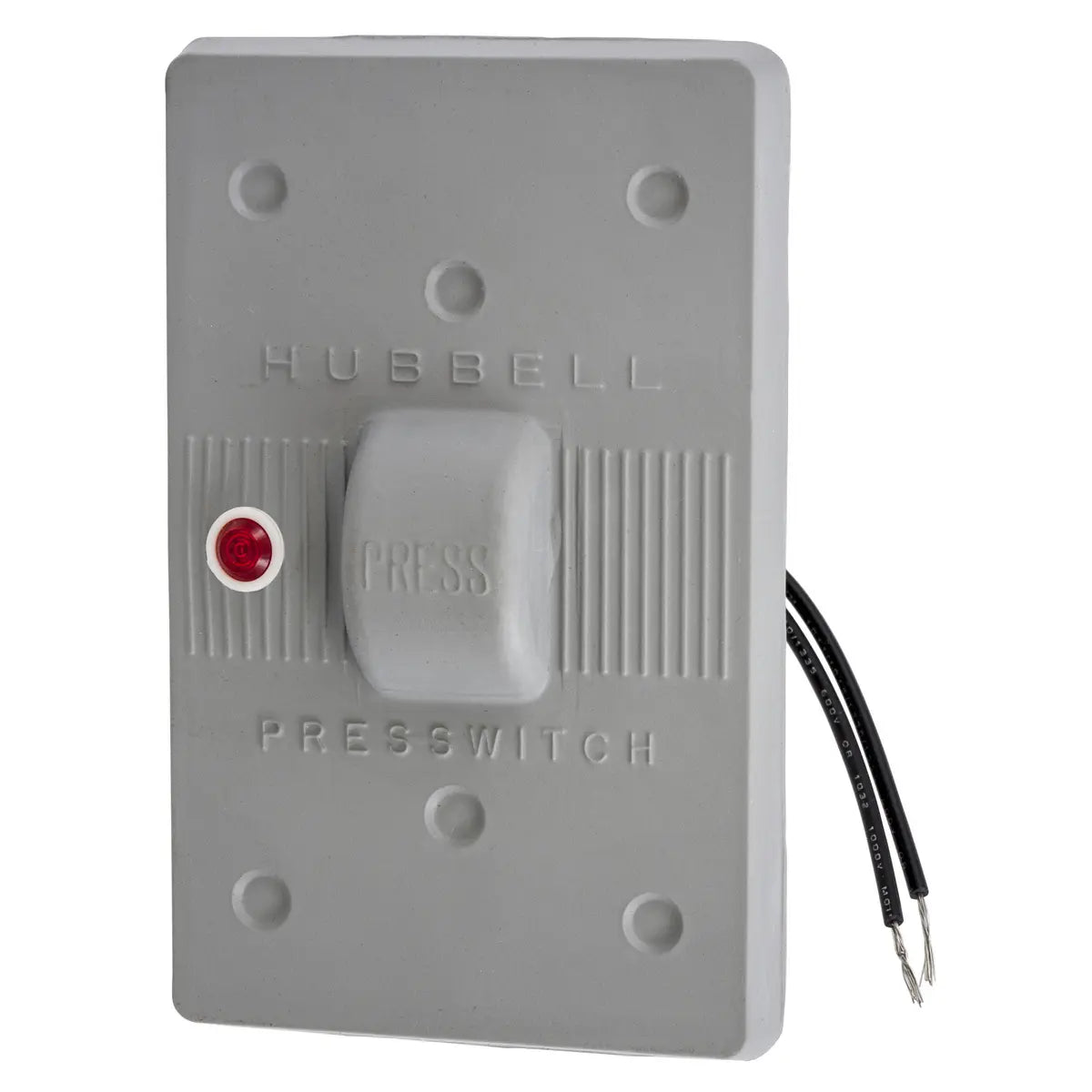 HBL1785 - Hubbell Wiring Device-Kellems - 15A/20A 120/277V AC Weatherproof Cover 1-Gang PresSwitch FS Mount Wire Leads