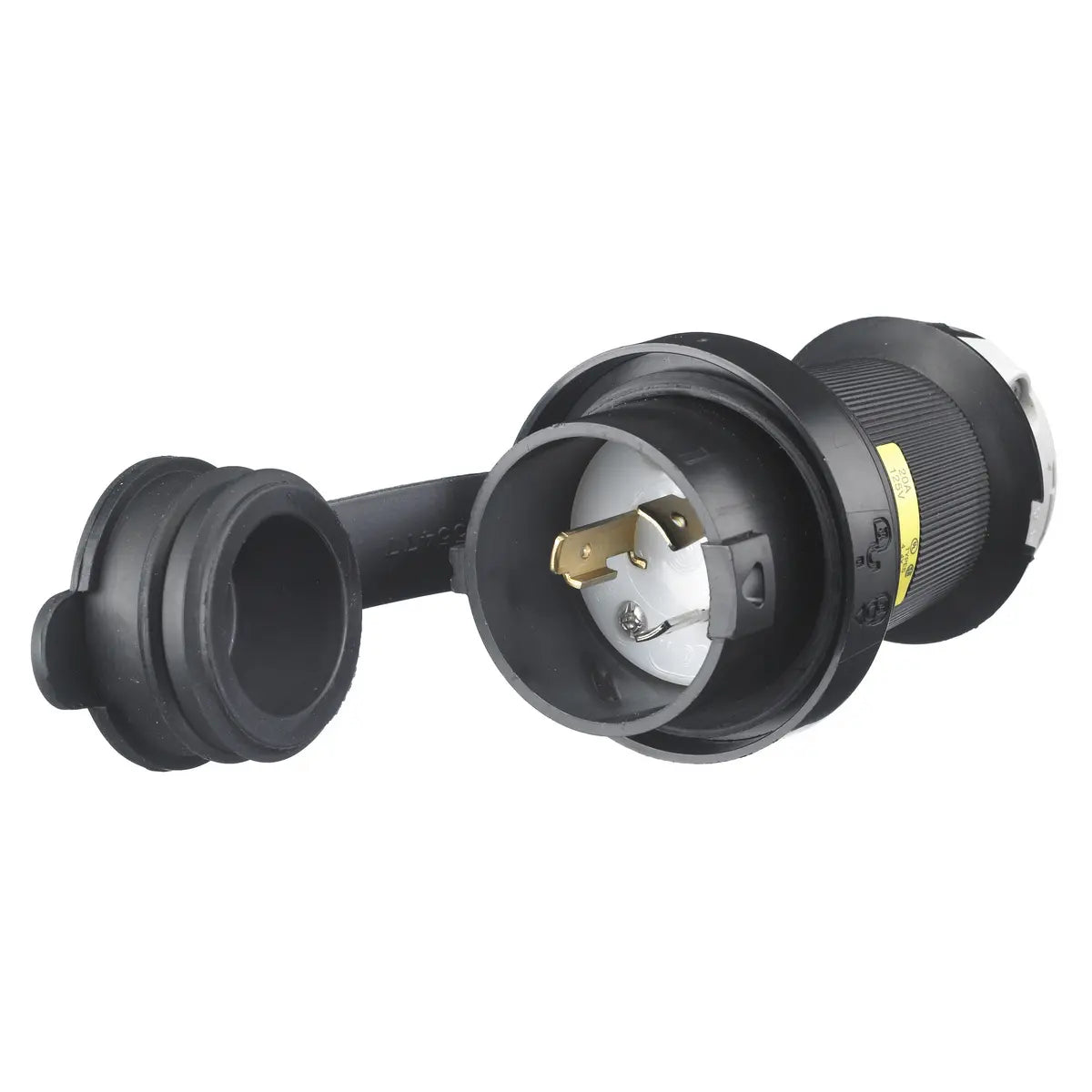 HBL2311SW - Hubbell Wiring Device-Kellems - 20A 125V AC 2-Pole 3-Wire Grounding Twist-Lock Device with Male Plug