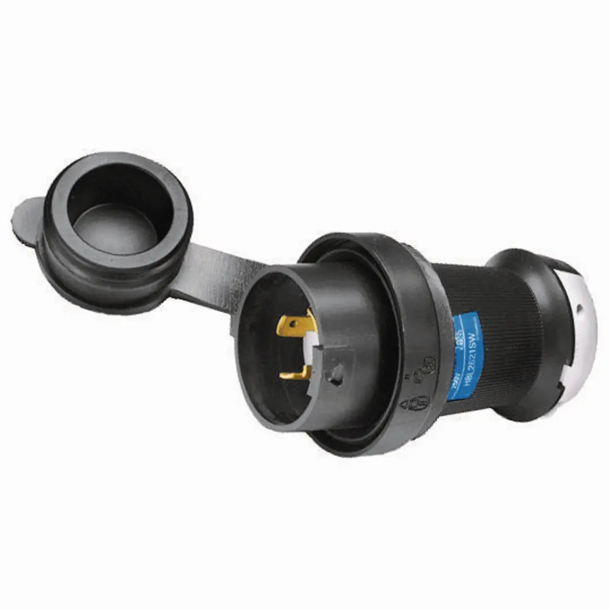 HBL2323SW - Hubbell Wiring Device-Kellems - 20A 250V 2-Pole 3-Wire Grounding Twist-Lock Device with Female Connector Body