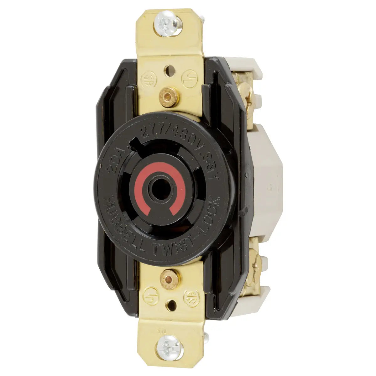 HBL2520 - Hubbell Wiring Device-Kellems - 20A Flush-Mount Receptacle Twist-Lock Locking Devices