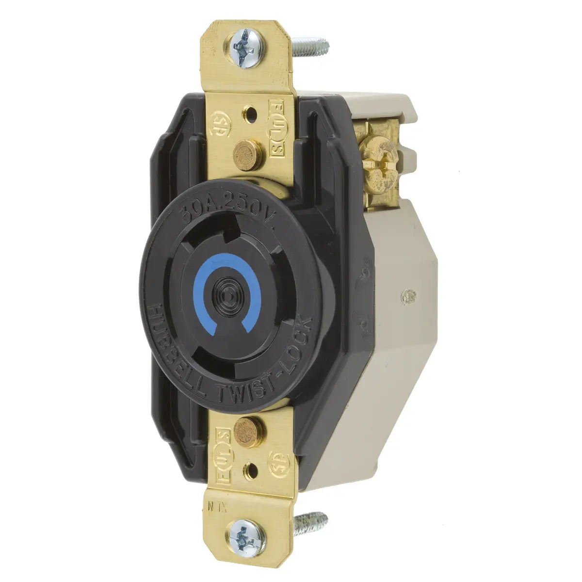 HBL2620 - Hubbell Wiring Device-Kellems - 30A Flush Receptacle Twist-Lock Locking Devices