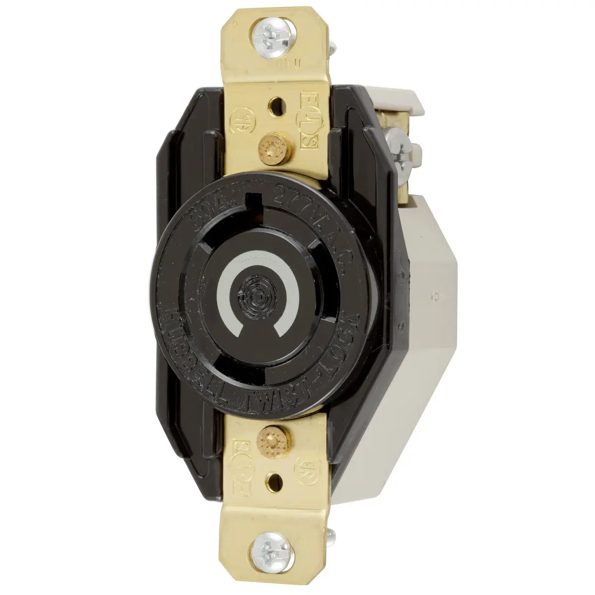 HBL2630 - Hubbell Wiring Device-Kellems - 30A Flush Receptacle Twist-Lock Locking Devices