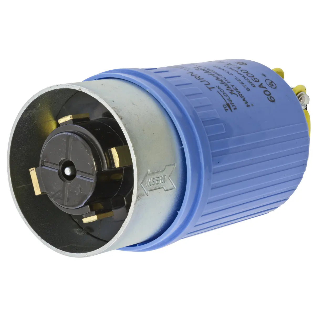 HBL26519 - Hubbell Wiring Device-Kellems - 60A Male Plug Hubbellock Locking Devices