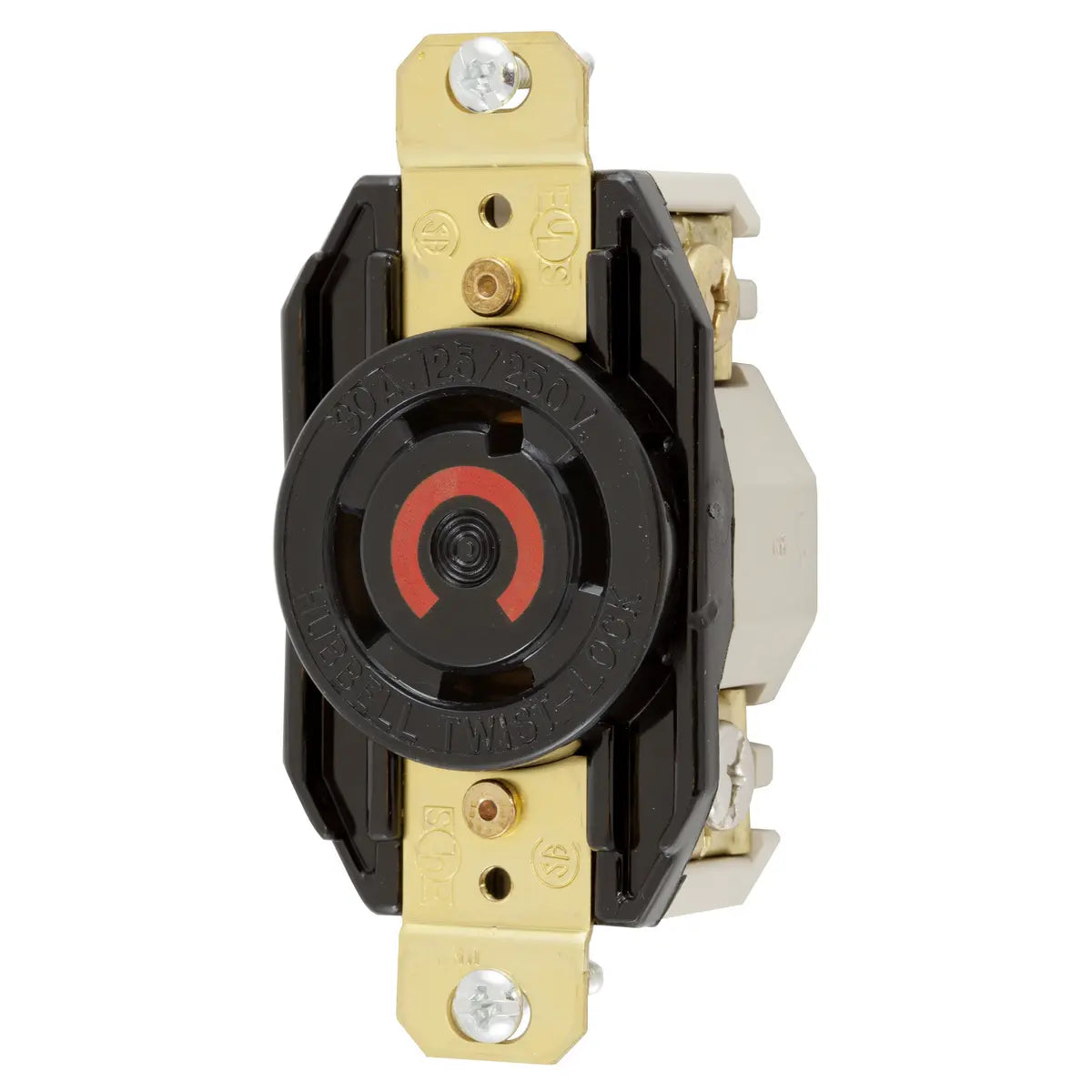 HBL2710 - Hubbell Wiring Device-Kellems - 30A Flush Receptacle Twist-Lock Locking Devices