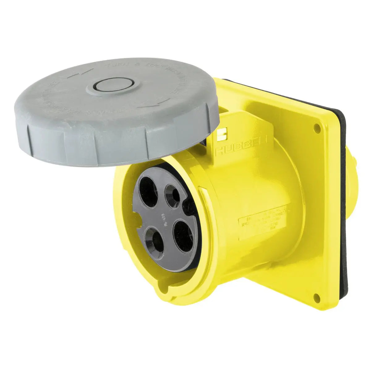 HBL320R4W - Hubbell Wiring Device Kellems - 20A Receptacle Twist Lock Locking Device