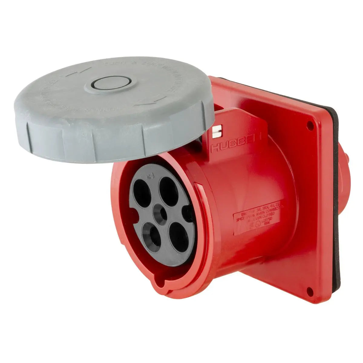 HBL430R7W - Hubbell Wiring Device-Kellems - 30A Female Receptacle Watertight IEC Pin and Sleeve