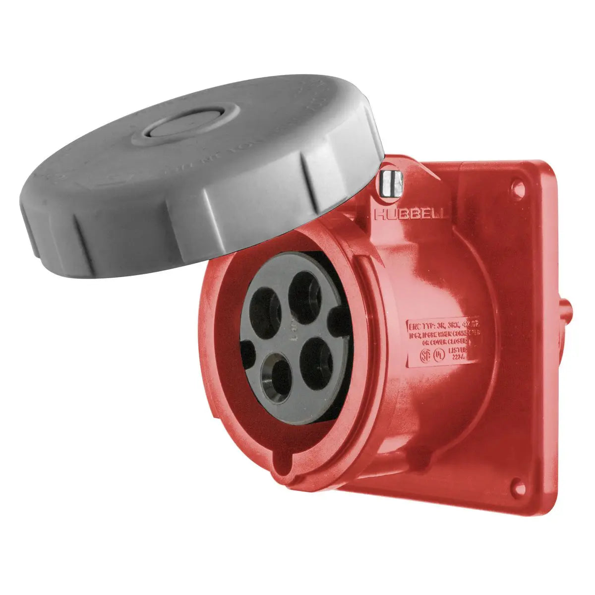 HBL430R7W - Hubbell Wiring Device-Kellems - 30A Female Receptacle Watertight IEC Pin and Sleeve
