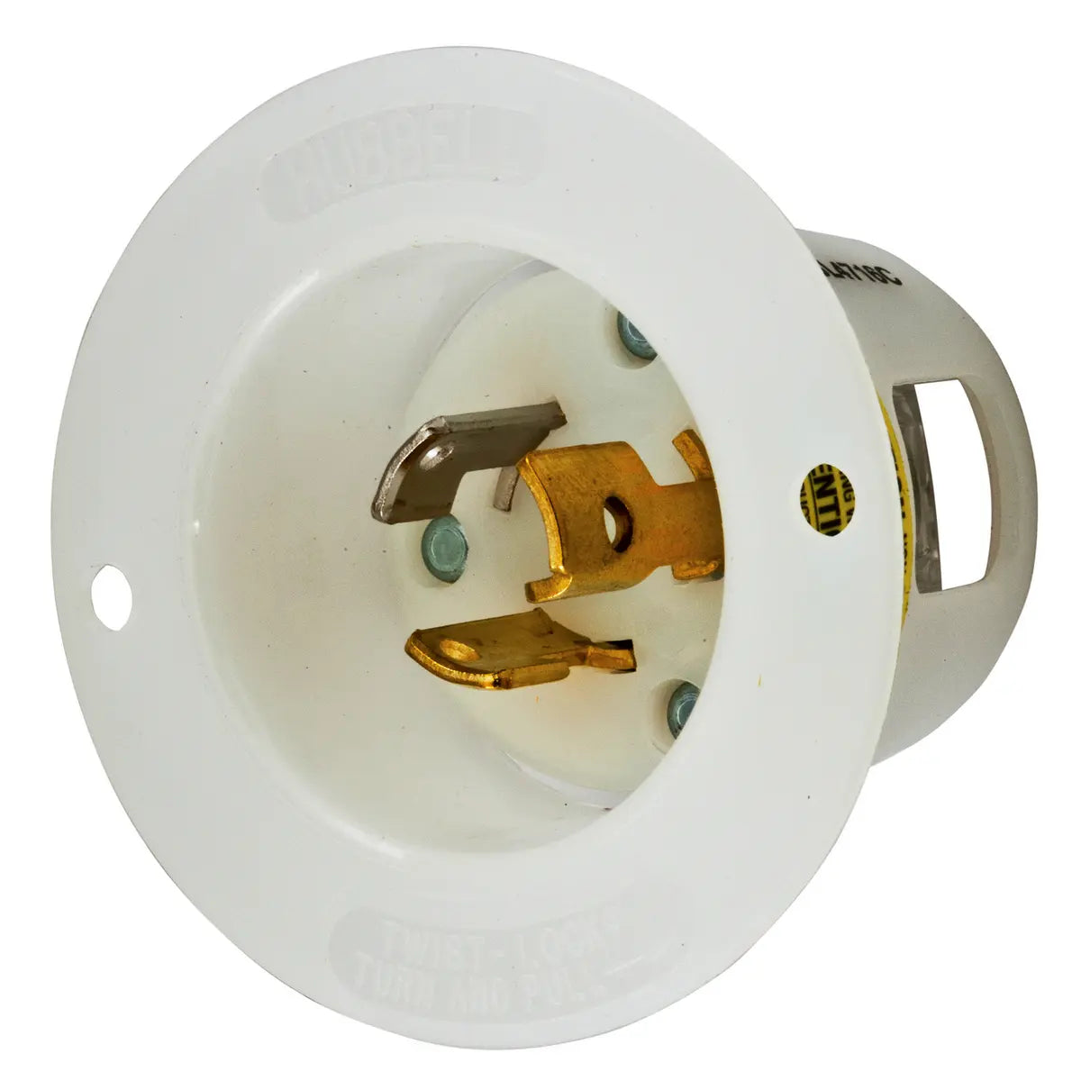 HBL4716C - Hubbell Wiring Device-Kellems - 15A 125V, 2 Pole 3 Wire Grounding Locking Devices Male Plug Twist Lock
