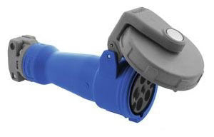 HBL516C1W - Hubbell Wiring Device-Kellems 16A 380/415V 4 Pole 5 Wire Connector Body IEC Pin and Sleeve Devices