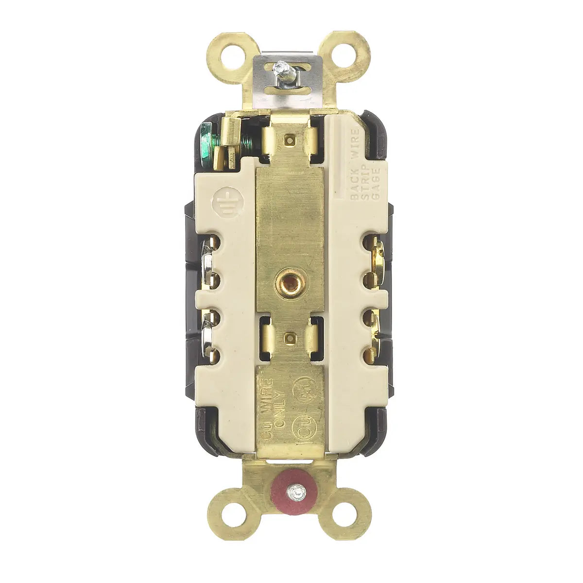 HBL5262 - Hubbell Wiring Device-Kellems 15A 125V 2 Pole 3 Wire Duplex Receptacle Straight Blade Devices