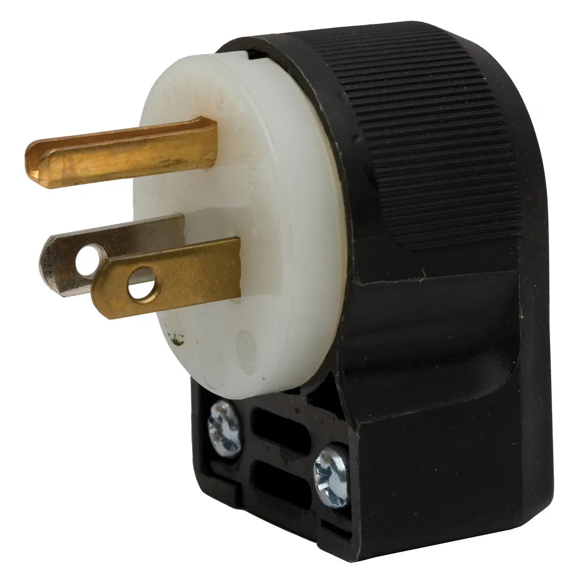 HBL5266CA - Hubbell Wiring Device-Kellems 15A 125V 2 Pole 3 Wire Angled Plug Straight Blade Devices