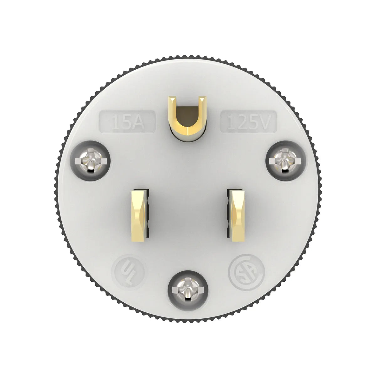 HBL5266C - Hubbell Wiring Device-Kellems 15A 125V 2 Pole 3 Wire Plug Straight Blade Devices