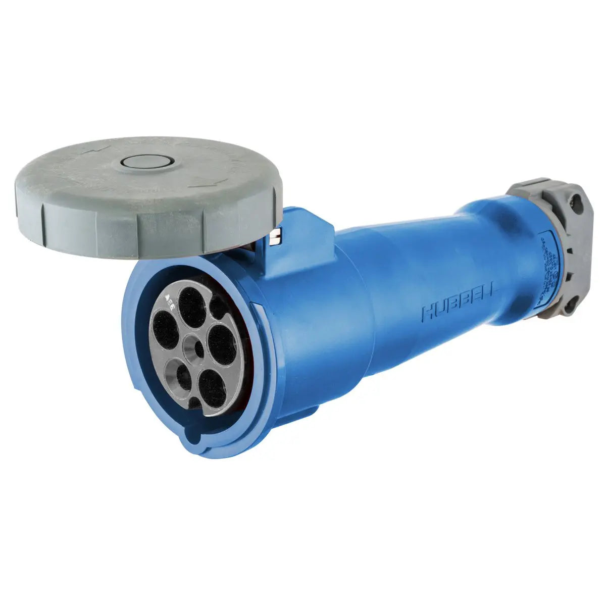 HBL560C9W - Hubbell Wiring Device-Kellems 60A 120/208V 4 Pole 5 Wire Connector Body IEC Pin and Sleeve Devices