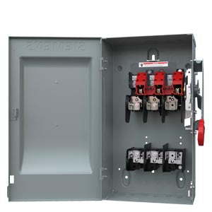 HF361 - Siemens - 30 Amp 3-Pole 600 Volt Fused Heavy Duty Safety Switch