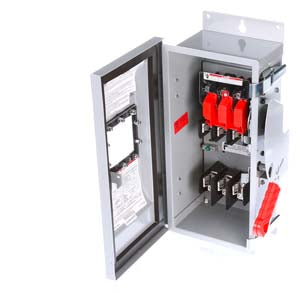 HF361JW - Siemens - 30A 600V 3 Pole Fused Safety Switch