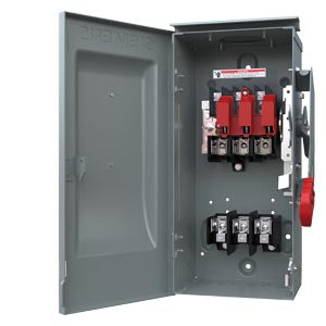 HF362R - Siemens - 60 Amp 3-Pole 600 Volt Fused Heavy Duty Safety Switch