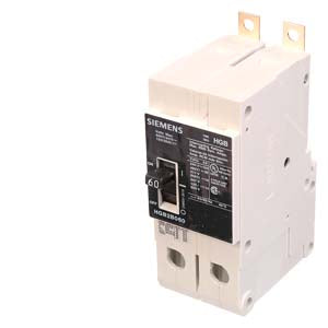 HGB2B060B - Siemens 600VY 2-Pole 60A HGB Circuit Breaker
