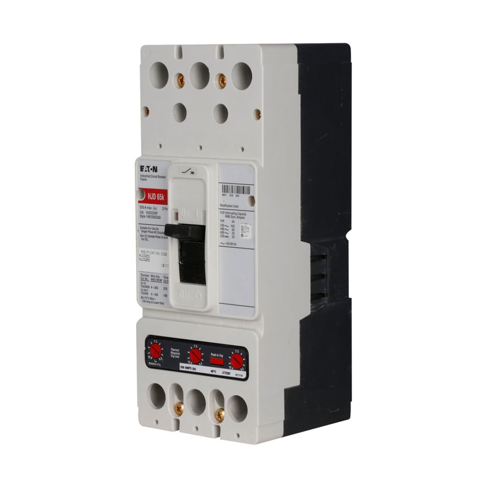 JD3150 - Eaton Cutler-Hammer - Bolt-On -150 Amp 3 Pole 600 Volt Molded Case Circuit Breakers