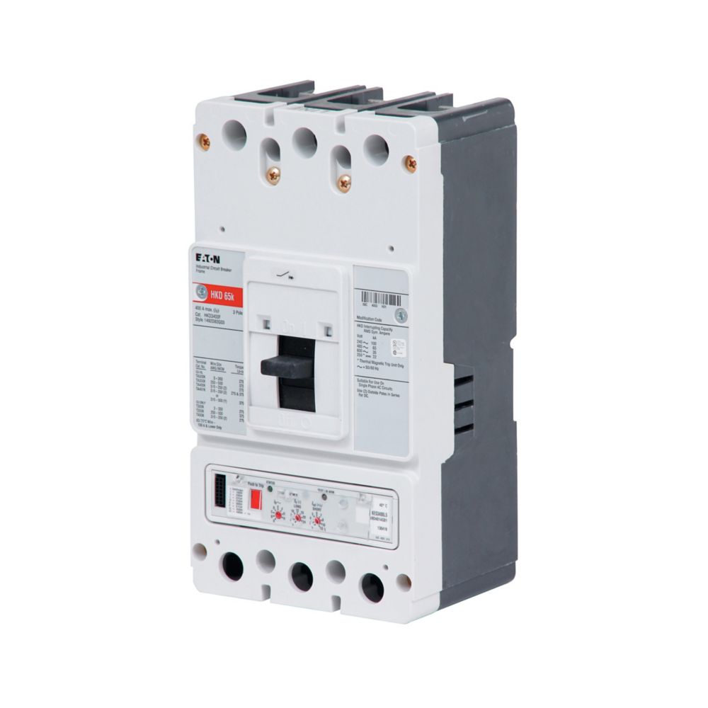HKD3400F - Eaton Cutler Hammer - 400A 600VAC Three-Pole Molded Case Circuit Breakers