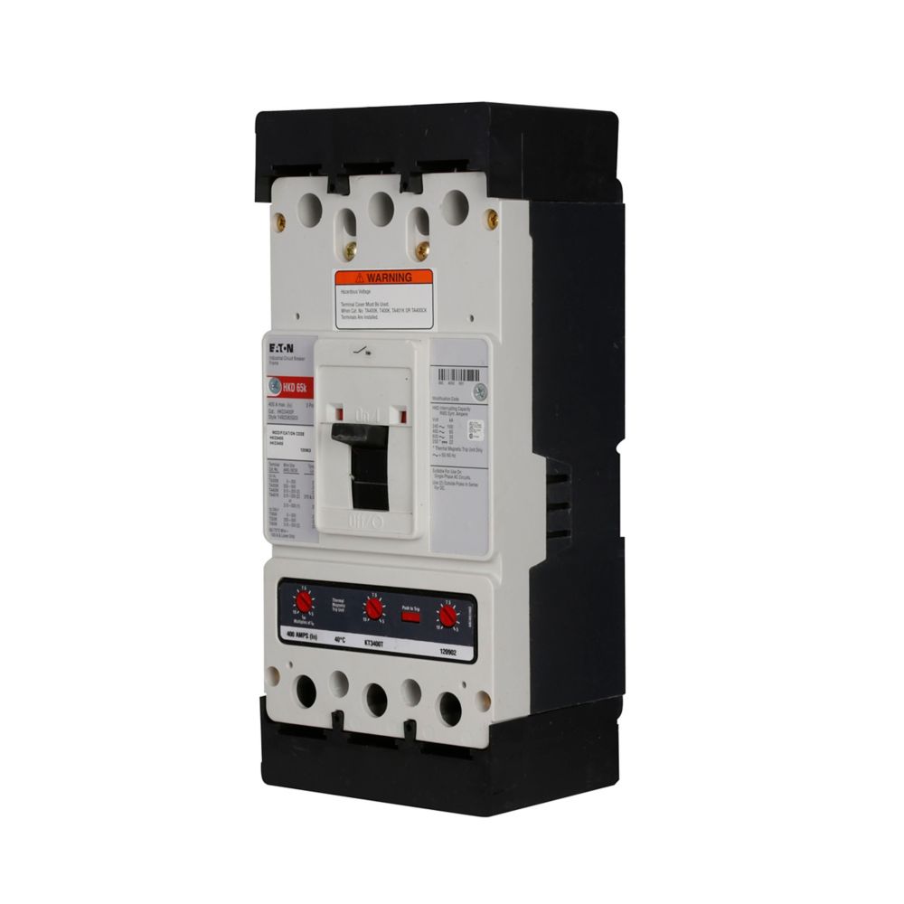 HKD3400 - Eaton Cutler Hammer - 400A 600VAC Three-Pole Molded Case Circuit Breakers