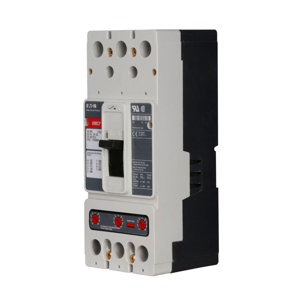 HMCP250W5C - Eaton Cutler Hammer - 250A Three-Pole Motor Circuit Protector