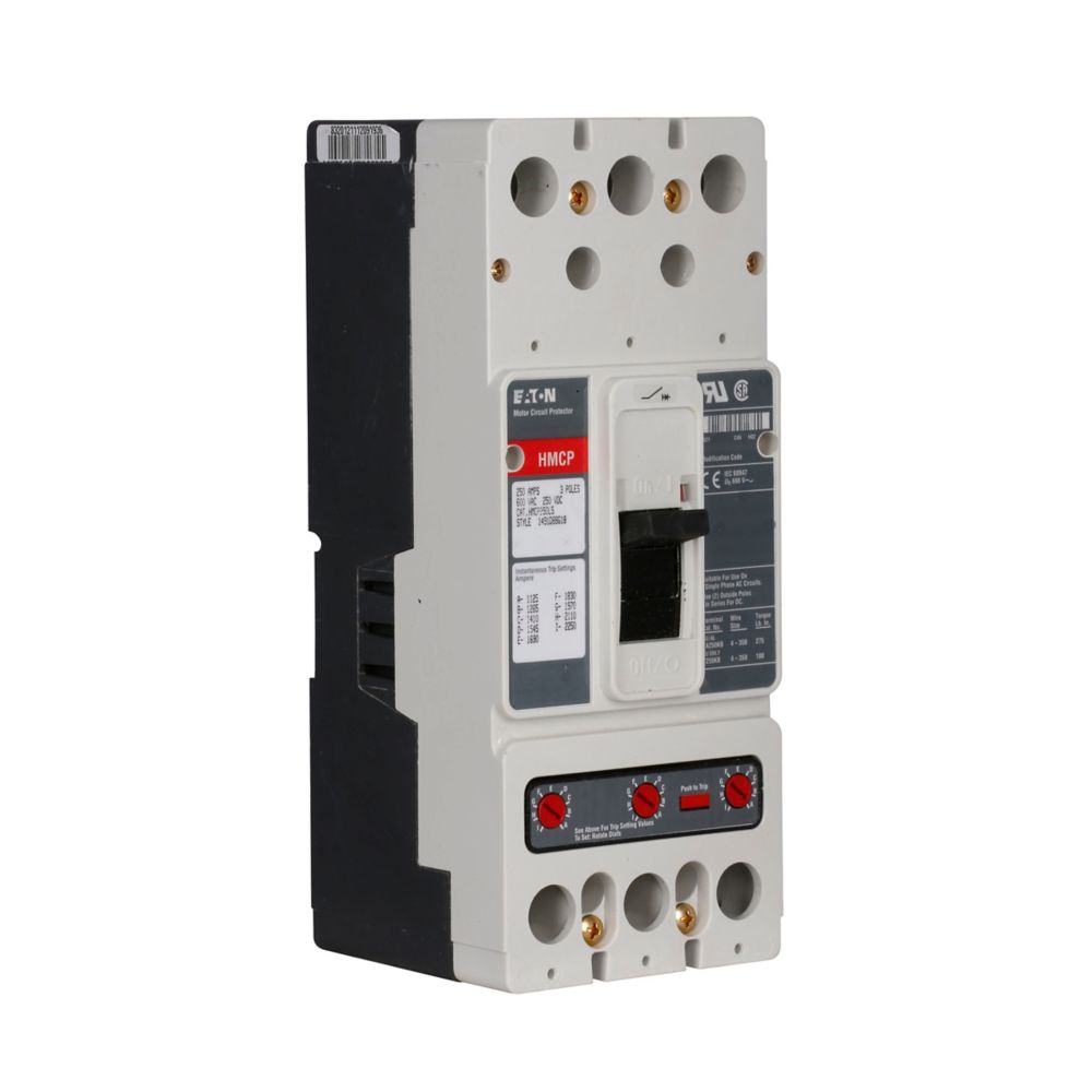 HMCP250W5C - Eaton Cutler Hammer - 250A Three-Pole Motor Circuit Protector