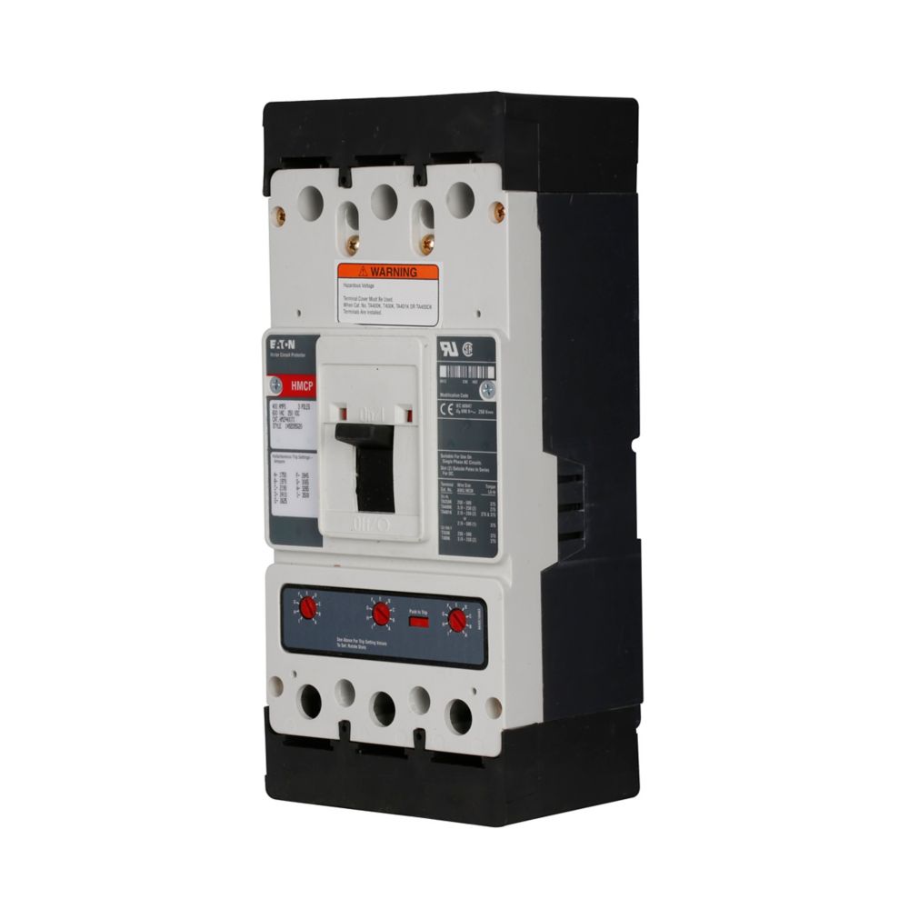 HMCP400X5C - Eaton Cutler Hammer - 400A Three-Pole Motor Circuit Protector