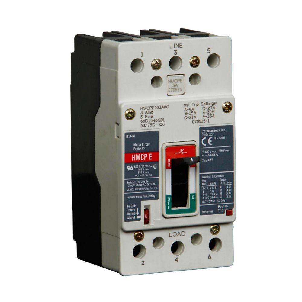 HMCPE100R3C - Eaton Cutler Hammer - 100A Three-Pole Motor Circuit Protector