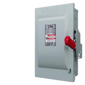 HNF363 - Siemens - 100 Amp 3-Pole 600 Volt Heavy Duty Safety Switch