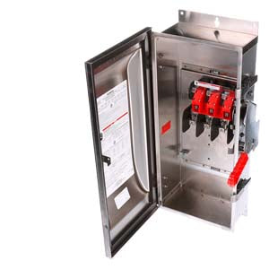 HNF364SS - Siemens - 200A 600V 3 Pole Non-Fused Safety Switch