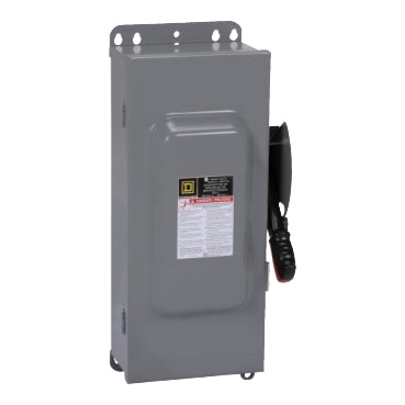 HU363AWK - Square D - 100A 600VAC DC Heavy Duty Non Fusible Safety Switch 3 Wire 3 Pole 100HP NEMA 12