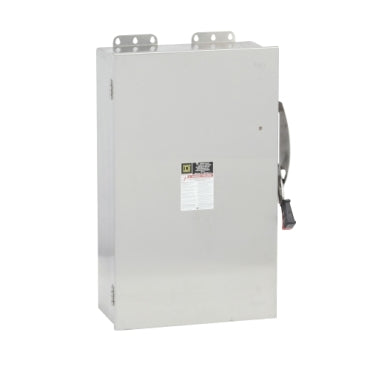 HU364DS - Square D - 200A 600VAC DC Heavy Duty Non Fusible Safety Switch 3 Wire 3 Pole 150HP NEMA 4 4X 5 304 Stainless Steel