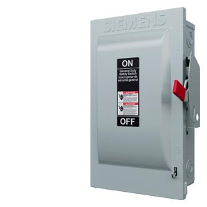 GF223NA - Siemens - VBII 100A 2-Pole Fusible Safety Switch