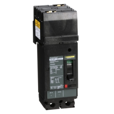 HDA260202 - Square D - PowerPacT H 20A 2-Pole 600V Molded Case Circuit Breaker, I-Line, 14kAIC at 600V