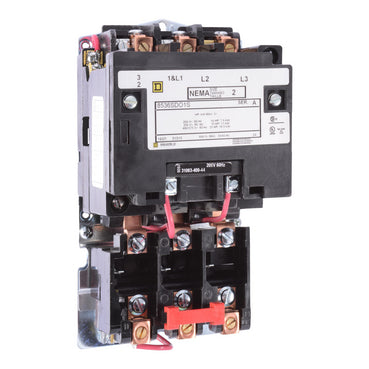 8536SEA1V02S - Square D - NEMA motor starter, Size 3, 90A, 50HP, 5kA SCCR, 3-Pole