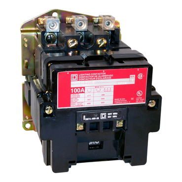 8903SQO3V02 - Square D - Contactor, multipole lighting, electrically held, 100A