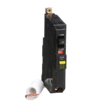 QOB120VHGFI - Square D -  QO 20A 1-Pole 120V GFCI Ground Fault Circuit Breaker, Bolt-On