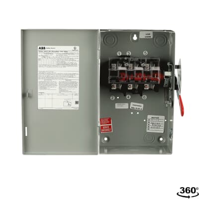 TGN3322 - General Electric - 60A 3-Pole NEMA 1 General Duty Enclosure