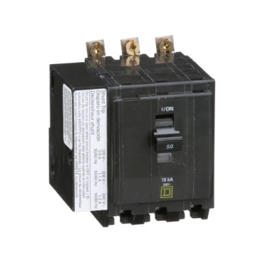 QOB3501021 - Square D - Mini circuit breaker, QO, 50A, 3-Pole, 240V, 10kA, bolt on, AC