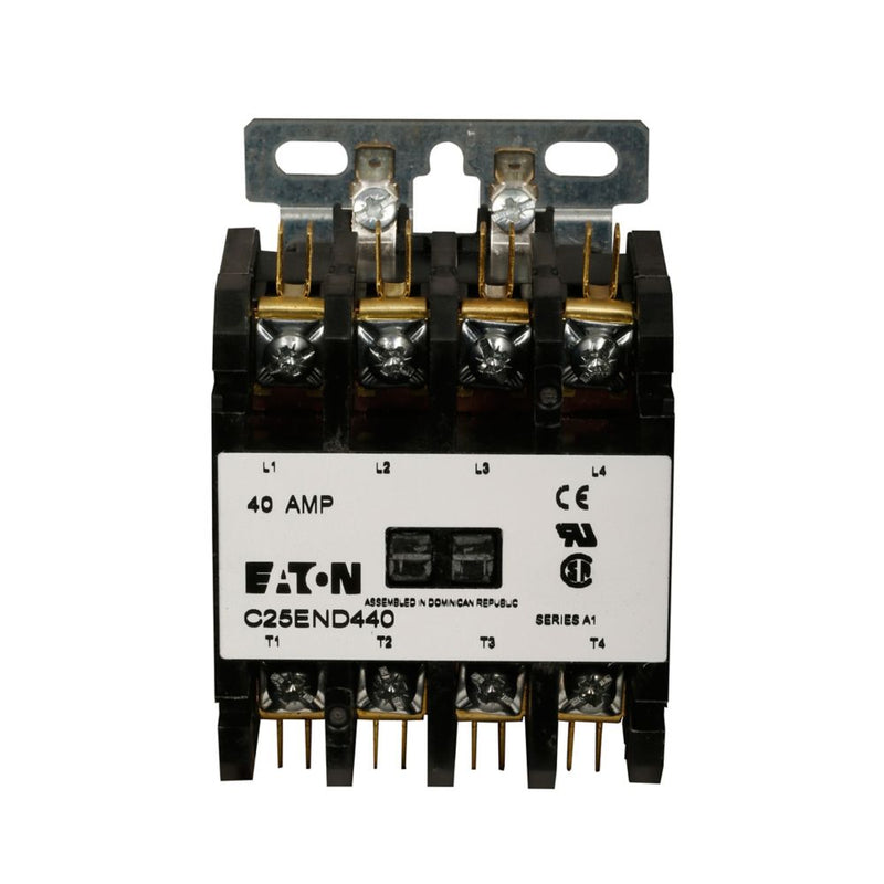 C25ENF440B - Eaton Cutler-Hammer - Frame E 4-Pole Contactor, 40A