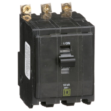 QOB310 - Square D - Mini circuit breaker, QO, 10A, 3-Pole, 240V, 10kA, bolt