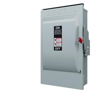 GF224NRA - Siemens - VBII 200A 2-Pole Fusible Safety Switch, NEMA 3R