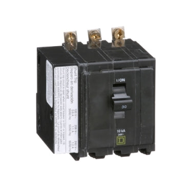 QOB3301021 - Square D - Mini circuit breaker, QO, 30A, 3-Pole, 240V, 10kA, bolt on, AC